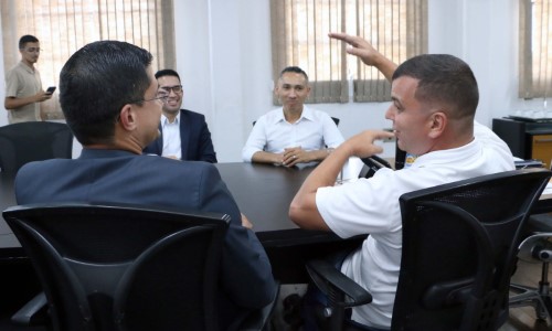 Prefeito de Barra Mansa recebe deputado estadual Danniel Librelon